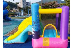 China Residential 810D Oxford Inflatable Bounce House With Slide supplier