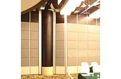 China Movable Fabric Finish Removable Exhibition Acoustic Fiber  Fireproof Partition Wall For Hotel supplier