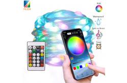 China Wireless RGB LED String Light Mobile Phone App Control For Christmas supplier