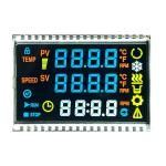 China VA Segment Code LCD Transmissive LCD Screen Customizable Display factory