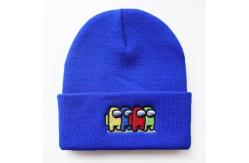 China Character 60cm Fluorescent Knit Beanie Hats Custom Pattern supplier