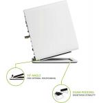 Metal Desktop Speaker Stands Tilted Steel Damping Foam Padding for Standard Structure
