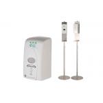 Hospital Sanitizer Dispenser Stand , White Stand Alone Hand Sanitizing Stations for sale