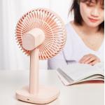 DC5V Rechargeable Table Fans Bedroom Battery Operated Desk Fan for sale