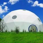 hot sale PVC fabric transparent wedding party camping geodesic dome tent house for sale