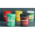 Handle Included Five Gallon Plastic Pails For UV Resistant Storage Solution for sale