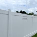 6*8 White Yard Safety Vinyl Rail Fence Fencing for sale