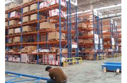 China Rigid Beam Connectors Heavy Duty Warehouse Shelving Pallet Racking System supplier
