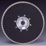 Marble granite Cutting Turbo Wave Diamond cutting Blades with Flange for sale
