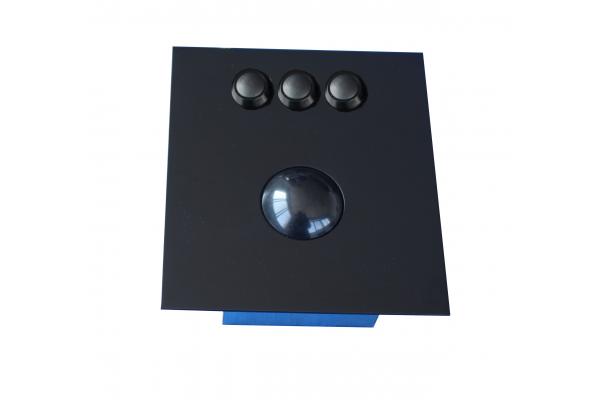Top Panel Black 38mm Trackball Pointing Device 3 Polymer Mouse Buttons