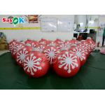 0.6m Small Xmas Ornaments PVC Inflatable Balls Outdoor Hanging Decorated Ball for sale