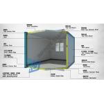Modular Flat Pack Container House Prefab Easy Transportation / Installation
