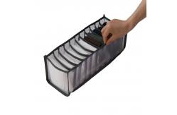 China Closet Foldable Underwear Storage Box For Bra And Panty Organizer supplier