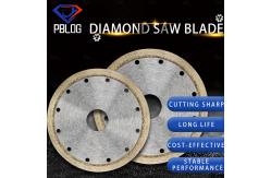 China PBLOG Diamond Grit Circular Saw Blades Class Cutting Glass Machinery Accessory supplier