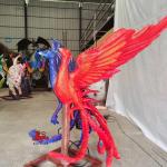 RCC Certified Realistic Animatronic Animals Chinese Ancient Animals Lovebirds