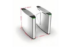 China Retractable Flap Barrier Gate Anti Tailgating For Secure Entry Control supplier