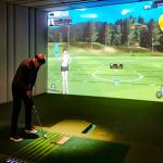 Ar Interactive Projection Game Machine Home Golf Simulator Launch Monitor System for sale