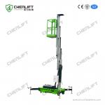 Aluminum Aerial Work Platform 10m Single Mast Vertical Lift Table for sale