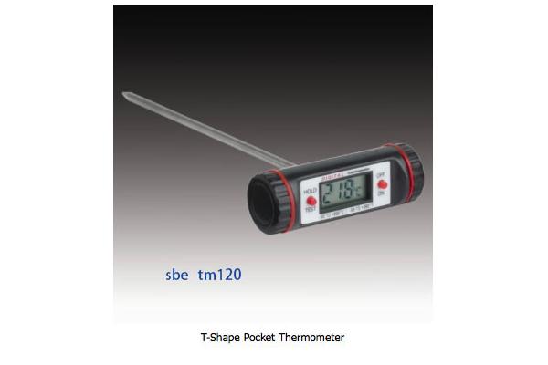 CE T Shape 200 Degree Digital Alarm Thermometer