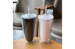 China Enjoy Cold Drinks Anywhere with Bpa Free Plastic Straw Cup Sealed And Leakproof supplier