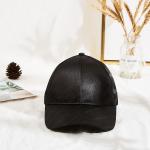 Adult Adujustable Six Panel Baseball Cap Satin Curve Brim for sale