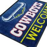 40*60cm Personalised Offices Rubber Backed Entrance Mats 1.2 To 1.5mm Thick for sale