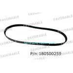 Black Timing Belt 2mm Pitch Suitable For Cutter Xlc7000 / Z7 Parts 180500259