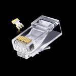 Cat6A UTP 8P8C RJ45 Connector Plug Accessories Polycarbonate for sale