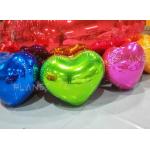 Outdoor Event Reflective PVC Decoration Airtight Inflatable Mirror Heart With Colorful Color for sale