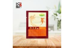 China Gravure Printing Mylar Laminated Poly Bag 3 Layers Resealable For Tea Packaging supplier