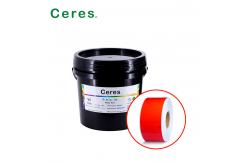 China Solvent Base Uv Flexo Ink Warm Red For Narrow Web Label Machine supplier