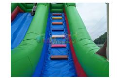 China Pvc Tarpaulin Kids Inflatable Water Slide With Pool / Commercial Bounce House Water Slide supplier