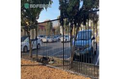 China Without Spikes Tubular Steel Fence Safe Edges supplier