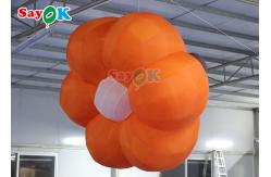 China 2m Oxford Fabric Custom Inflatable Flowers With LED Light supplier