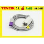 Patient Monitor Reusable SpO2 Sensor With Adult Finger Clip , 12 Pin Connector Type for sale