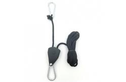China Hydroponic Led Grow Light Hangers Reflector Adjustable 1/8 Rope Ratchet Hanger supplier
