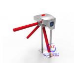 Semi - Automatic Tripod Turnstile Gate AC220V/110V With ZKteco Access Control System for sale