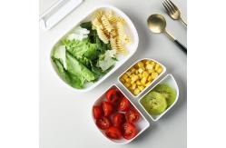 China 350ml Plastic Lunch Containers OEM Lunch Pack Containers For Meal Prep supplier