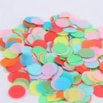 Round Aluminum Foil Flame Retardant Paper Confetti Cannon Metal Boom Manual Party Popper