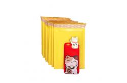 China Natural Padded Roll Kraft Bubble  Mailer Light Purple Bubble Envelope supplier