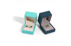 China Luxury Engagement Ring Earring Necklace Storage Box With Custom Logo And Design supplier