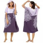Summer Large Quick Dry Microfiber Poncho Towel Sand Free Beach Towel