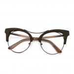 Handmade Imitation Wood Acetate Optical Glasses Frame MR 0363 for sale