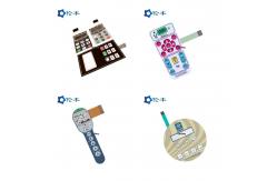 China Flat Membrane Switch Overlay Matte Metal Dome Touch Panel Overlay supplier
