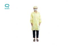 China 5mm Stripe Anti Static Work Clothes For Electronic Factory Equipment supplier