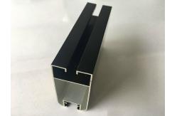 China Black Glaze Oxidation Anodized Aluminum Window Frames High Glossy supplier