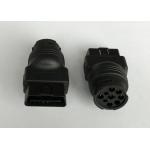 Deutsch 9 Pin J1939 Male to J1962 OBD2 OBDII 16 Pin Male Adapter for sale