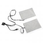 7.4V 5V Battery Heated Pad For Clothing With Smart Temperature Control Switch for sale