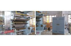 China 3 Rollers Solventless Automatic Lamination Machine With Non Toxic Eight Motors supplier