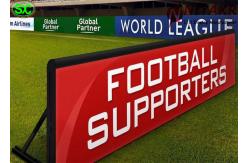 China Advertisement Video Perimeter Stadium Led Display Screens With Soft Protecting Mask supplier